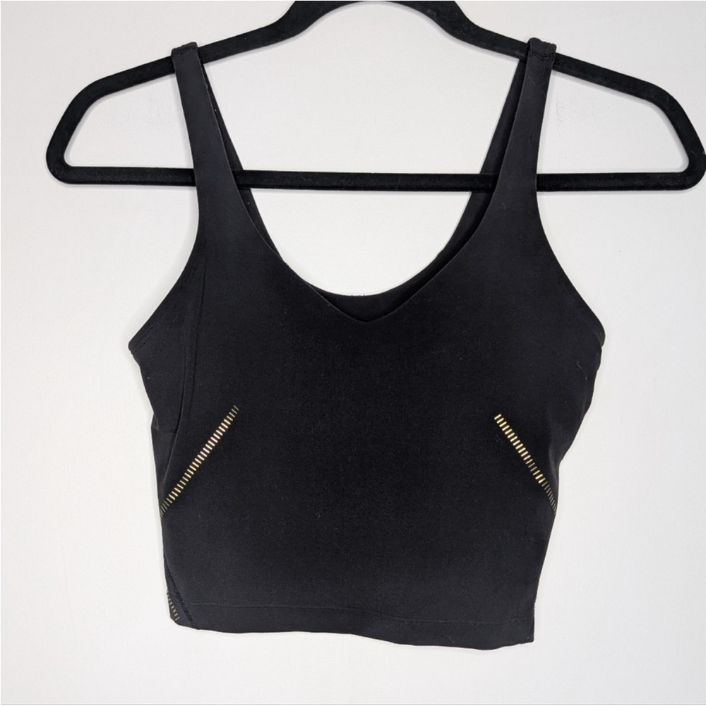 Lululemon Align Black Gold cropped tank bra *limited edition - Picture 6 of 9